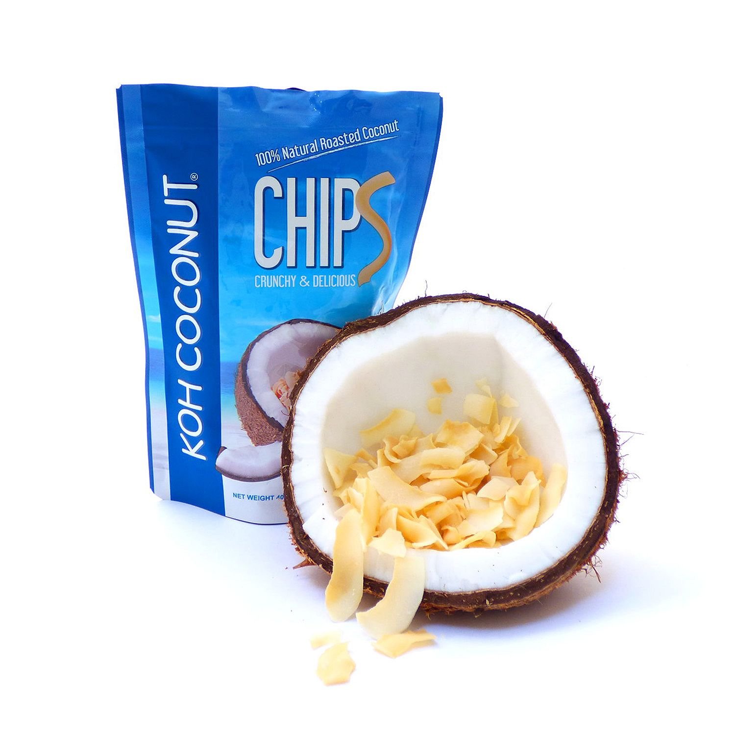 KOH Coconut Coconut Chips Original Sweet Flavor (40 g, 12 pk