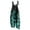 Green, variant on 2025 New Women Fashion Plus Size Print Sleeveless Two Pocket Casual Overalls Jumpsuit Jumpsuit Pants,S-5XL