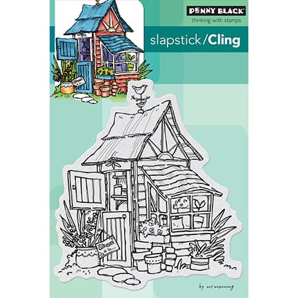 Penny Black Cling Stamp 4"X6"-Potters Shed