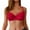 Red, variant on Womens Push Up Bikini Top Underwire Bathing Suit Bra Swimwear Top Only Black L
