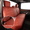 thumbnail image 3 of Coverdream Custom Fit Tundra Car Seat Covers for Toyota Tundra CrewMax 2014 2015 2016 2017 2018 2019 2020 2021 - Faux Leather (Black,Full Set), 3 of 8