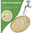thumbnail image 6 of LUU-Practical Bamboo Sieve Strainer Large Flat Basket Collinder Tea Strainer Candy Boxes Snack Container for Home Decor_SAI, 6 of 9