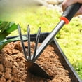 thumbnail image 7 of Clearance Sale Gardening Shovel Tools Set Shovel  Rake  Planting Tools Dual-purpose Hoe Black Rubber Handle Garden Tools (3), 7 of 7