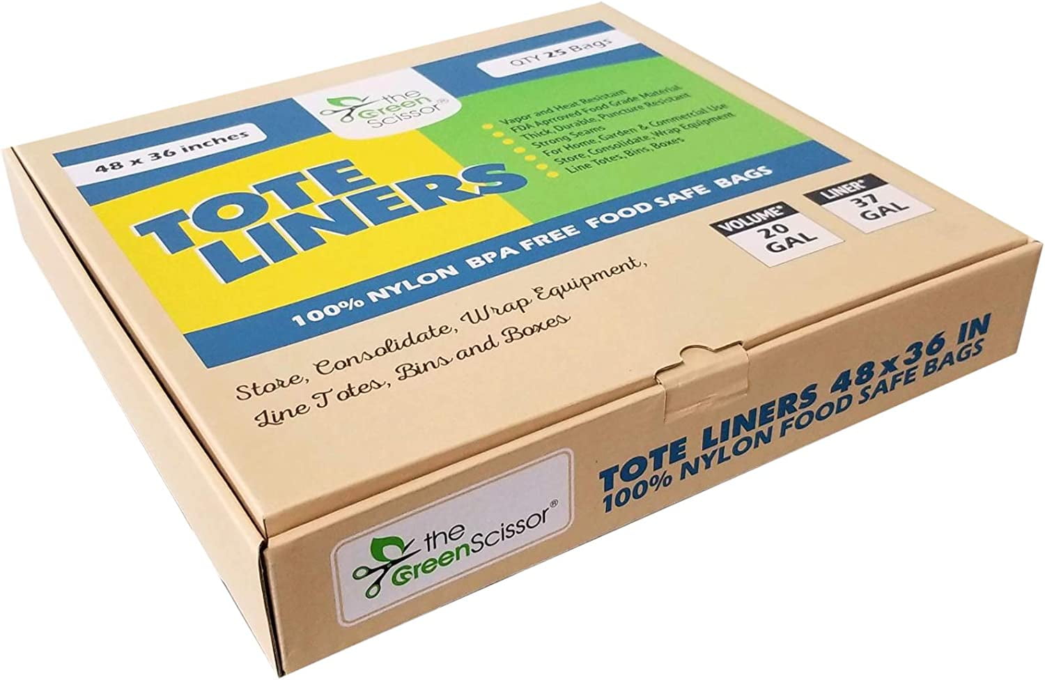 Tote Liners 48 x 36 in 25 pk
