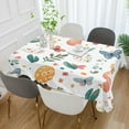 thumbnail image 2 of Yayeee Tablecloths 60" x 90" Rectangle Wrinkle Resistant Party Table Cover, Red Easter Eggs, 2 of 8