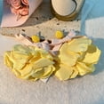 thumbnail image 4 of Censtreet Fabric Flower Earrings for Women Flower Dangle Drop Earrings Spring Statement Jewelry Gifts, 4 of 8