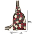 thumbnail image 2 of ALAZA Beautiful Roses Flowers-i2 Sling Bag for Women Men Waterproof Crossbody Chest Bags, 2 of 7