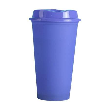

NKBBCU Glass&Bottle Kitchen Cups 401ML Reusable Plastic Tumblers With Lids Large Color Changing Cups For Adults Kids Women Party | Tall Iced Cold Drinking Cute Tumbler Cup Bulk