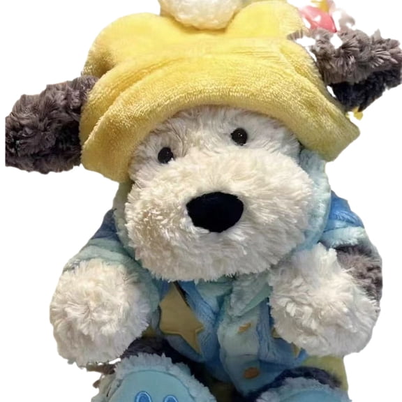 Plush Shepherd Dog Sleeping Pillow, Soft Lying Dog Stuffed Doll, Cozy Hugging Cushion for Bed & Sofa Décor, Fluffy Gift Plush Toy for Relaxing Comfort