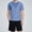 #0042-Blue, variant on Men Large Brim Sun Visor Hat with Neck Flap UPF Protection Outdoor Travel Cap Blue XL Gift