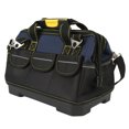 thumbnail image 3 of Bolsa de Almacenamiento de Herramientas de Boca Ancha 5 Bolsillos externos Portátil Impermeable Azul Negro para Taller en Casa, 3 of 7