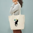 thumbnail image 3 of CafePress - Chat Noir New Years Party Countdown Tote Bag - Unisex Canvas Tote Bag, Beige, 1-Piece, 3 of 7