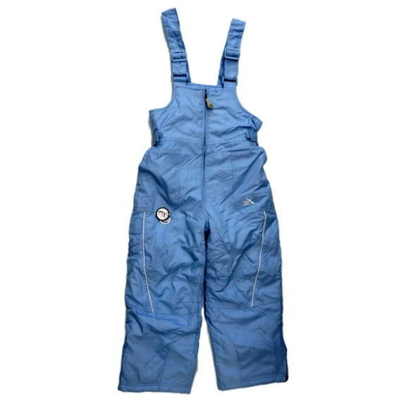Zero Xposur Girls Blue Water Repellent Wind Block Protection Ski Bib Overalls