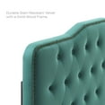 thumbnail image 6 of Modway Sophia Tufted Performance Velvet Twin Headboard in Teal, 6 of 10