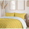 thumbnail image 6 of Ambesonne Colorful Duvet Cover Sets, Cartoon Mini Creatures, 2-King, Mustard Blush, 6 of 6