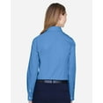 thumbnail image 3 of Devon & Jones D620W Women's Crown Collection Broadcloth Woven Dress Shirt-French Blue-3XL, 3 of 5