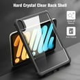 thumbnail image 4 of Fintie TPU SlimShell Case for iPad Mini 7 (A17 Pro) 2024 / iPad Mini 6 2021 - Clear Hard Back Cover with Shockproof Soft TPU Bumper for iPad Mini 7th/6th Generation 8.3 Inch, Black, 4 of 7