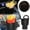 Black, variant on Universal French Fry Holder with Dipping Container for Cars - -Purpose Food Organizer Suitable for Vehicles - Convenient Cup Holder Accessory for Travel