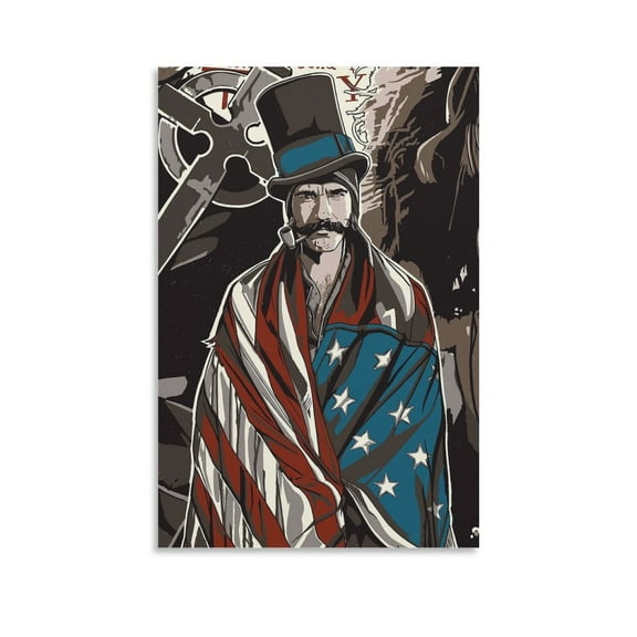 The Dark Inker Gangs of New York Bill The Butcher Art Poster Canvas Painting Decor Wall Print Photo Gifts Home Modern Decorative Posters 16x24inch(40x60cm)