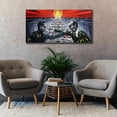 thumbnail image 6 of Epic Graffiti 'When The King Speaks' by Jan Kasparec, Canvas Wall Art, 60"x30", 6 of 8