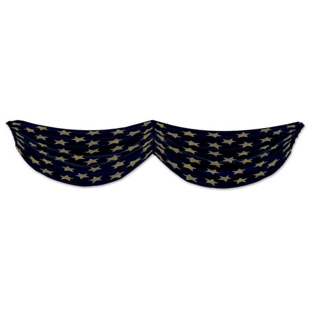 Stars Fabric Bunting, 5' 10", (1/Pkg)