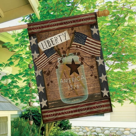 Briarwood Lane Liberty Primitive House Flag