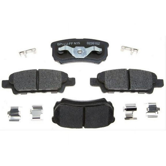 Rear Brake Pad Set - Compatible with 2008 - 2014 Dodge Avenger 2009 2010 2011 2012 2013