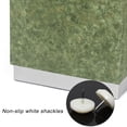 thumbnail image 3 of Joveco 14.6"D Square Velvet Ottoman Upholstered Footrest Stools with Gold Plating Base Vanity Stool for Bedroom, 3 of 7