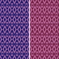 thumbnail image 1 of Ahgly Company Indoor Square Patterned Purple Area Rugs, 8' Square, 1 of 6