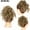 Multi-color, variant on LHWEN Synthetic Messy Scrunchies Elastic Band Hair Updo Hairpiece Fiber Natural Beauty Salon Straight Hair Fun Lace Wavy Curls Braided Hair Synthetic Hair bohon Perfect for Party Everyday