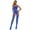 Blue, variant on BOOMILK Crotchless Bodysuits for Women Mesh Underwear Hollow Fishnet BabyDoll Underwear Nightwear