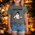 thumbnail image 6 of boobe Toddler Girls Halloween Shirt Funny Print Short Sleeve T-Shirt Casual Tee Tops, 6 of 7