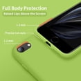 thumbnail image 3 of Designed for iPhone SE Case 2022/2020, Designed for iPhone 7 8 Case, Silicone Ultra Slim Shockproof Phone Case with [Soft Microfiber Lining], 4.7 inch, Sprout Green, 3 of 14