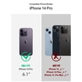 thumbnail image 2 of Funda de teléfono Poetic Neon Series para iPhone 14 Pro, color negro, 2 of 6
