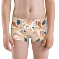 thumbnail image 5 of Yiaed Tropical Beach Sea Shell Print Boys' Boxer Briefs Cotton Casual Stretch Comfort Boys Boxers - Kids Boxer Briefs Underwear for Boys (6-18)-Large, 5 of 5