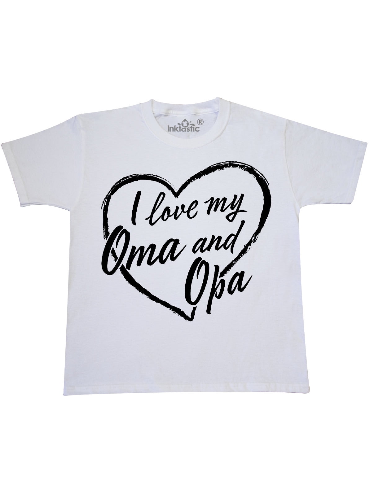 I Heart Love Opa Kids Tee Shirt Boys Girls Unisex 2T-XL 