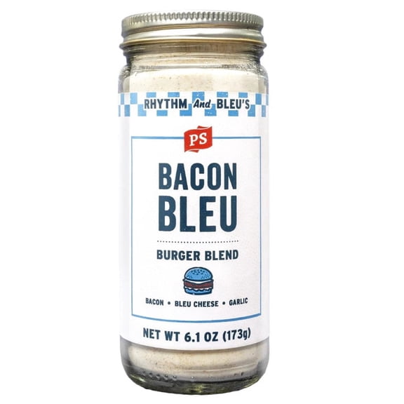 PS Seasoning - Bacon Bleu Burger Blend - Bacon - Blue Cheese - Garlic - 6.1 oz
