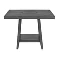 thumbnail image 2 of Pemberly Row Transitional Square Counter Table with Lazy Susan in Gray, 2 of 6