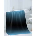 thumbnail image 3 of Blue Black Ombre Towel Set of 3, Soft Microfiber Bath Towels, Hand Towel, Washcloths, Modern Gradient Abstract Art Quick-Dry Absorbent Towels for Bathroom Kitchen Hotel Beach Gym Spa, 3 of 7