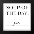 thumbnail image 2 of Hambly, Anna 12x12 Black Modern Framed Museum Art Print Titled - Soup du Jour II, 2 of 5