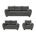 thumbnail image 1 of Sala Venecia 3 Piezas Gris (Sofa, Love y Sillon), 1 of 7