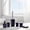 Black_New#31245, variant on Bathroom Accessory Set 6 Piece Plastic White and Gray with Soap Dispenser, Toothbrush Holder, Tumbler, Soap Dish, Tampon Case and Toilet Brush for Modern Home Bathroom Decor