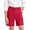 Red, variant on BXJX Girls Casual Shorts, Elastic waist Knee Length Relaxed Fit Summer Kids School Uniform Shorts Beige Size 10-12 T