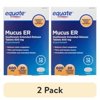 (2 pack) Equate Mucus ER Extended-Release Tablets, 600 mg, 20 Count