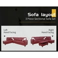 Lifestyle Furniture LF094B Urbania Right Hand Facing Sectional Sofa