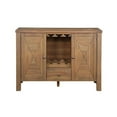 thumbnail image 4 of DN01133 - Server, Gray Fabric, Rustic Brown & Oak Finish - Pascaline, 4 of 7