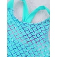 thumbnail image 4 of iiniim Kids Girls Horse Stars Print Swimsuit Bathing Suit One Piece Beach Swimwear Size 4-16 Flash Fish Scales Green 10, 4 of 7