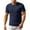 Blue, variant on Afdoent T Shirts For Men Male Summer Solid Color Crew Neck Short Sleeve Textured Knit Half Sleeve T Shirt Soft Comfort Tee Shirts
