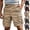 22# Khaki, variant on Cargo Shorts for Men Stretch Walking Hiker Shorts with Comfy Waistband Summer Casual Multiple Pockets Shorts Khaki 3XL