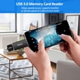 thumbnail image 6 of Amurx A432 USB-C SD Card Reader, USB 3.0 Hub for SD TF SDXC SDHC MMC RS-MMC Micro SD Micro SDXC Micro SDHC Card and UHS-I Cards, 6 of 8